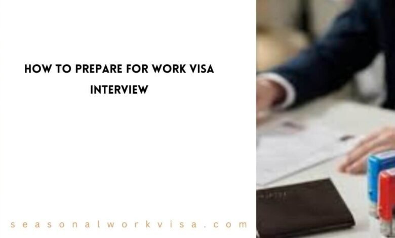 Expert Advice on Preparing for a Work Visa Interview